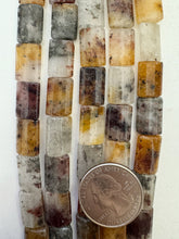 chinese lodalite, 15x9x5mm rectngle, 15" strand, SOLD PER STRAND