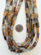 chinese lodalite, 15x9x5mm rectngle, 15" strand, SOLD PER STRAND
