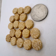 off white, hand carved tortoise pattern motif, vintage stock chinese bone, 13x13x6mm coin, SOLD PER BEAD