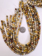 mexican crazy lace agate,  6mm round, 15" strand, sold per strand