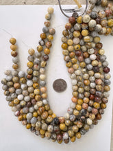 mexican crazy lace agate,  10mm round, 15" strand, sold per strand