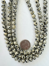 dalmatian jasper, 8mm round, 15" strand, sold per strand