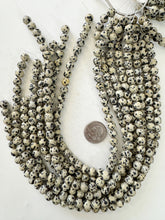 dalmatian jasper, 8mm round, 15" strand, sold per strand