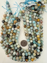 amazonite, 10mm round, 15" strand, sold per strand