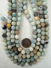 amazonite, matte finish, 10mm round, 15" strand, sold per strand (lighter batch)