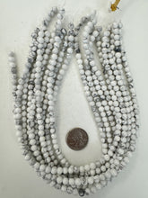 howlite, 6mm round, 15" strand, sold per strand