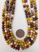 mookaite jasper, matte finish, 6mm round, 15" strand, sold per strand