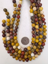 mookaite jasper, matte finish, 10mm round, 15" strand, sold per strand