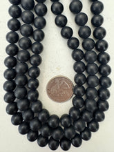 onyx, matte finish, 10mm round, 15" strand, sold per strand