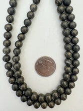 pyrite, 8mm round, 15" strand, SOLD PER STRAN