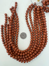 red jasper, 8mm round, 15" strand, sold per strand