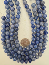 blue aventurine, 10mm round, 15" strand, sold per strand
