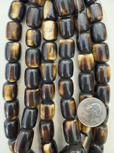 faux bone look, vintage look resin, size and shape mix, 15" strand,  SOLD PER STRAND