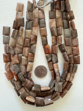 brown banded agate, 16x12x6mm rectangle, 15" strand,  SOLD PER STRAND