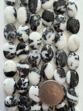 mexican zebra jasper, 18x13x6mm oval, 15" strand,  SOLD PER STRAND (lighter batch)