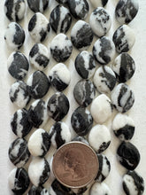 mexican zebra jasper, 16x12x4mm horse eye oval, 15" strand,  SOLD PER STRAND