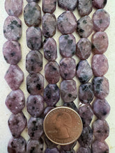 purple enhanced kiwi quartz, 14x9x4mm corner cut flat rectangle, 15" strand,  SOLD PER STRAND