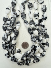 mexican zebra jasper, 27x16x6mm oval horse eye, 15" strand,  SOLD PER STRAND