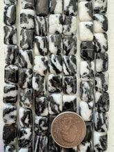 mexican zebra jasper, 14x10x5mm rectangle, 15" strand,   SOLD PER STRAND
