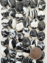 mexican zebra jasper, 19x14x6mm oval, 15" strand,   SOLD PER STRAND