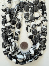 mexican zebra jasper, 19x14x6mm oval, 15" strand,   SOLD PER STRAND