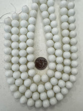 white jade, 14mm round, 15" strand,   SOLD PER STRAND