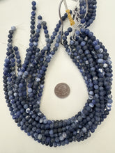 sodalite, matte finish, 6mm round, 15" strand, sold per strand