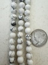 howlite, 8mm round, 15" strand,   SOLD PER STRAND