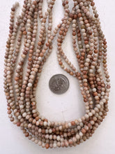 red line jasper, semi dull finish,  4mm round, 15" strand,   SOLD PER STRAND