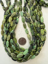 chinese chrysoprase, may have an occasional broken bead, semi dull finish, 18x9x4mm oval, 15" strand,   SOLD PER STRAND (batch 1)