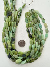 chinese chrysoprase, may have an occasional broken bead, semi dull finish, 18x9x4mm oval, 15" strand,   SOLD PER STRAND (batch 2)