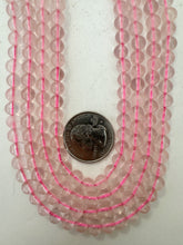 rose quartz, 6mm round, 15" strand, sold per strand