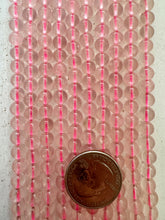 rose quartz,  6mm round, 15" strand, SOLD PER STRAND