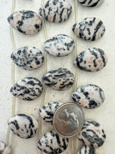 pink zebra jasper,  may have occasional chipped or broken beads, 25x17x7mm teardrop pendant, 15" strand, SOLD PER STRAND (batch 2)