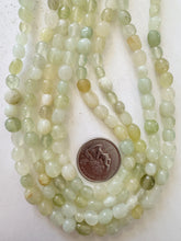 new jade, 7-9mm nugget, 15" strand, sold per strand