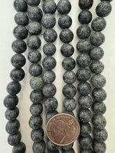 ancient look black jade, 10mm round , 15" strand,  SOLD PER STRAND