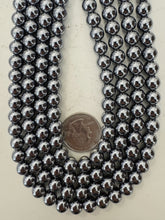 terahertz, 8mm round, 15" strand, sold per strand