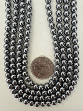 terahertz, 6mm round, 15" strand, sold per strand