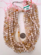 flower agate, 8mm round, 15" strand, sold per strand