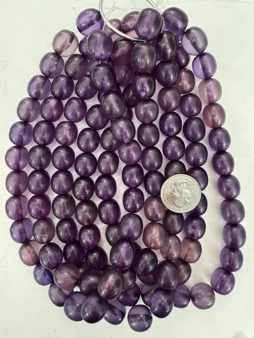 dark royal purple, single color, vintage look resin, 31x26mm barrel, 15