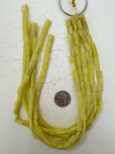 olive jade, 9x8x3mm rectangle, 15" strand, sold per strand