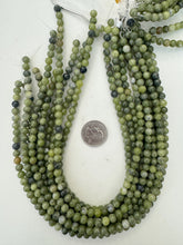 BC jade, 6mm round, 15" strand, sold per strand
