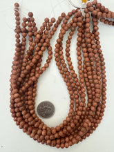 goldstone, 6mm round, 15" strand, sold per strand
