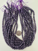 lepidolite, 6mm round, 15" strand, sold per strand (lighter batch)