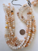 peach aventurine, 8mm round, 15" strand, sold per strand